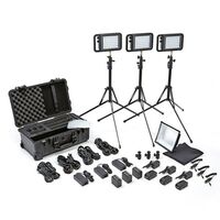 Litepanels Lykos+ BiColor Flight Kit with Battery Bundle 