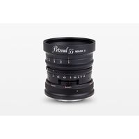 Lomography New Petzval 55 f/1.7 MKII Art Lens  Canon RF Black Aluminium