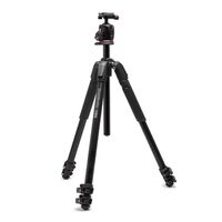 Manfrotto 055 Alu ARCA Kit, Stativ mit Kugelkopf, 3 Segmente 