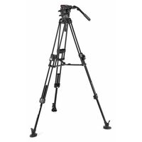 Manfrotto 526 & Alu Fast Doppelrohr-Stativ 