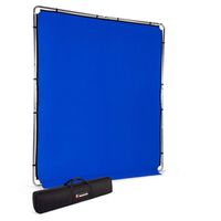 Manfrotto EzyFrame Hintergrund 2 m x 2,3 m  Chromakey Blau