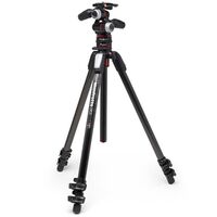 Manfrotto MT055CXPRO3 Set inkl. MHXPRO-3W Neiger und Move QR-System 