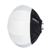 Nanlite LT-65 Lantern-Softbox 65 cm mit Bowens-Anschluss z. B. für Forza 300(B) II 500(B) II. Inkl. Transporttasche. 