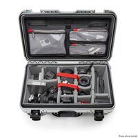Nanuk Case 935 mit Deckel, org./Teiler - Pro Photo Kit  silber