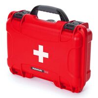 Nanuk Case 909 leer – mit Erste-Hilfe-Logo – Rot 