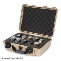 Nanuk Case 910 mit Schaumstoffeinlage für 10 Uhren  beige