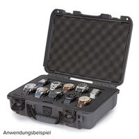 Nanuk Case 910 mit Schaumstoffeinlage für 10 Uhren  antrazit