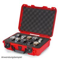 Nanuk Case 910 mit Schaumstoffeinlage für 10 Uhren  rot