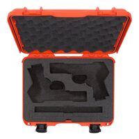Nanuk Case 910 mit Schaumstoffeinlage für Pistole  orange