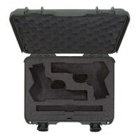 Nanuk Case 910 mit Schaumstoffeinlage für Pistole  olivgrün