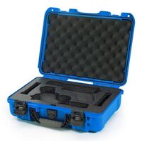 Nanuk Case 910 mit Schaumstoffeinlage für Pistole  blau