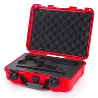 Nanuk Case 910 mit Schaumstoffeinlage für Pistole  rot