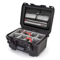 Nanuk Case 918 mit Deckel org. - mit Trennwand - Pro Photo Kit  schwarz