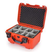 Nanuk Case 918 mit gepolsterter Trennwand  orange