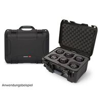 Nanuk Case 918 mit Schaumstoffeinlage für 6 Objektive  schwarz