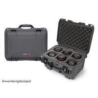 Nanuk Case 918 mit Schaumstoffeinlage für 6 Objektive  antrazit