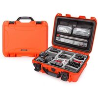 Nanuk Case 920 mit Deckel org. - mit Trennwand - Pro Photo Kit  orange