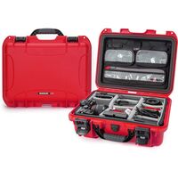 Nanuk Case 920 mit Deckel org. - mit Trennwand - Pro Photo Kit  rot