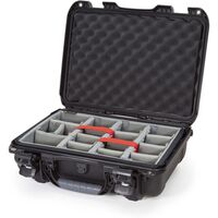 Nanuk Case 923 mit gepolsterter Trennwand (TSA-Verschlüsse)  schwarz