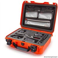 Nanuk Case 925 mit Deckel org. - mit/ohne für 1 DSLR-Gehäuse  orange