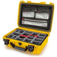 Nanuk Case 925 mit Deckel, org./Teiler – Pro Photo Kit  orange