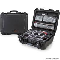 Nanuk Case 930 mit Deckel, org./Teiler – Pro Photo Kit  schwarz