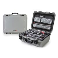 Nanuk Case 930 mit Deckel, org./Teiler – Pro Photo Kit  silber