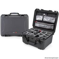 Nanuk Case 933 mit Deckel, org./Teiler – Pro Photo Kit  antrazit