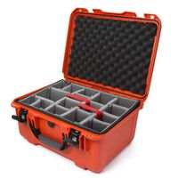 Nanuk Case 933 mit gepolsterter Trennwand  orange