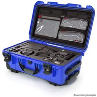 Nanuk Case 935 mit Deckel für 2 DSLR-Gehäuse  blau
