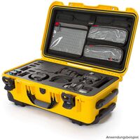 Nanuk Case 935 mit Deckel für 2 DSLR-Gehäuse  gelb