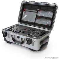 Nanuk Case 935 mit Deckel für 2 DSLR-Gehäuse  silber