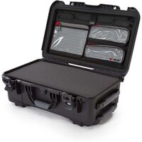 Nanuk Case 935 mit Deckel + Organza/Schaumstoff  schwarz
