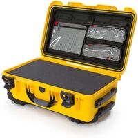 Nanuk Case 935 mit Deckel + Organza/Schaumstoff  gelb