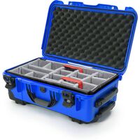 Nanuk Case 935 mit gepolsterter Trennwand  blau