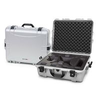 Nanuk Case Hartschalenkoffer für DJI Phantom 4 / Phantom 4/ Advanced & 3, wasserdicht, mit Schaumstoffeinsatz  silber