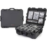 Nanuk Case 945 mit Deckel org. - mit Trennwand - Pro Photo Kit  orange