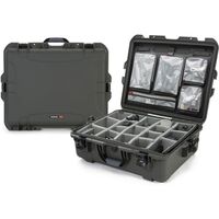 Nanuk Case 945 mit Deckel org. - mit Trennwand - Pro Photo Kit  gelb