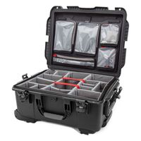 Nanuk Case 955 mit Deckel org. - mit Trennwand - Pro Photo Kit  schwarz