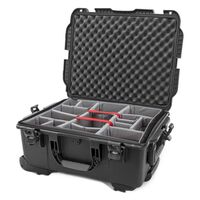 Nanuk Case 955 mit gepolsterter Trennwand  schwarz