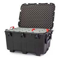 Nanuk Case 975 - mit gepolsterter Trennwand  schwarz