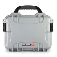 Nanuk Case 904 mit Schaumstoffeinlage  silber