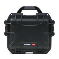 Nanuk Case 905 mit Schaumstoffeinlage  schwarz