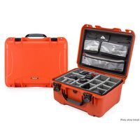 Nanuk Case 933 mit Deckel, org./Teiler – Pro Photo Kit  orange