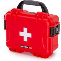 Nanuk Koffer 904 leer – mit Erste-Hilfe-Logo  rot
