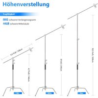 Neewer SC320 Premium C-Stand Galgenstativ 