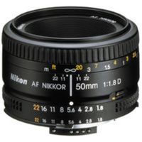 Nikon AF Nikkor 50mm f/1,8 D  Nikon FX