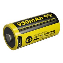 Nitecore Li-Ion Akku 16340, 950mAh  NL169R USB-C