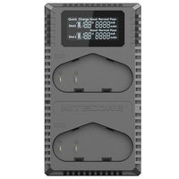 Nitecore USB-Ladegerät mit LCD-Display  UCN4PRO für Canon LP-E4 / LP-E4N