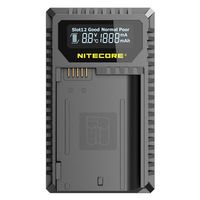 Nitecore USB-Ladegerät mit LCD-Display  UNK2 für Nikon EN-EL15